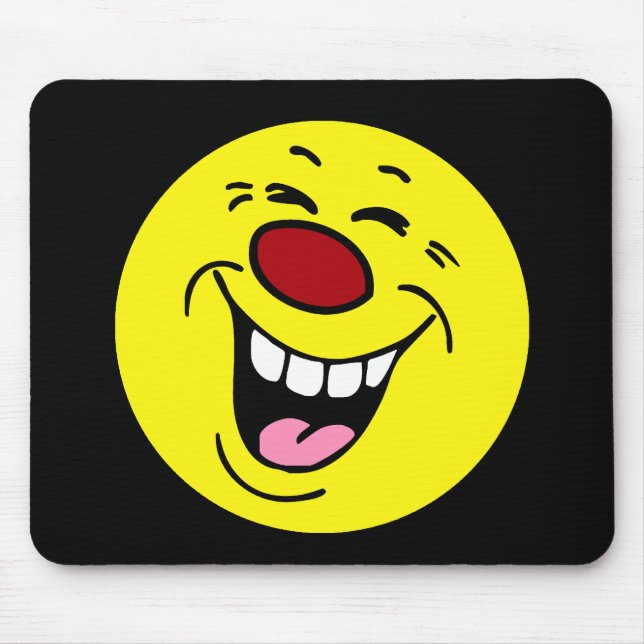 Alfombrilla De Ratón Laughing Face Grumpey (Frente)