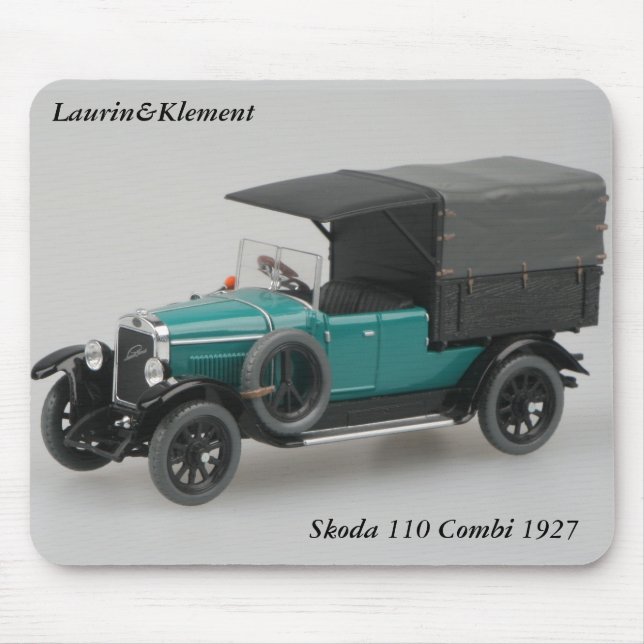 Alfombrilla De Ratón Laurin&Klement Skoda 110 Combi Mousepad 1927 (Frente)