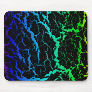 Alfombrilla De Ratón Lava espacial agrietada - PBCGY arcoiris