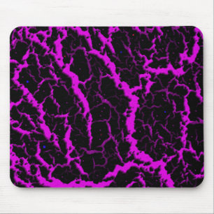 Alfombrilla De Ratón Lava espacial craqueada - Rosa