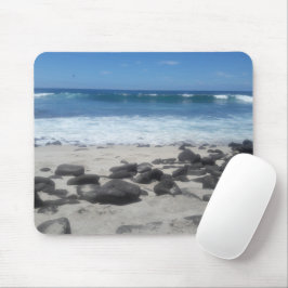 Alfombrilla De Ratón Lava Rock Beach Ocean Waves Mouse Pad