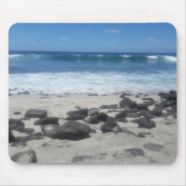 Alfombrilla De Ratón Lava Rock Beach Ocean Waves Mouse Pad