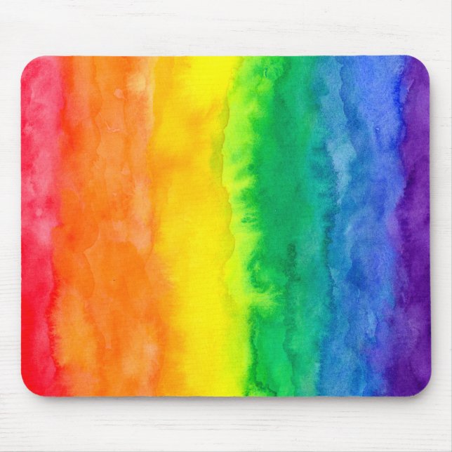 Alfombrilla De Ratón Lavado Mousepad del arco iris (Frente)
