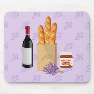 Alfombrilla De Ratón Lavanda del mercado francés