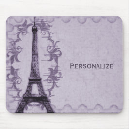 Alfombrilla De Ratón Lavender Paris Grunge Mousepad