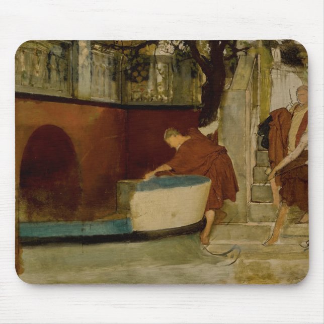 Alfombrilla De Ratón Lawrence Alma-Tadema - La Embarcadura En La Barcaz (Frente)