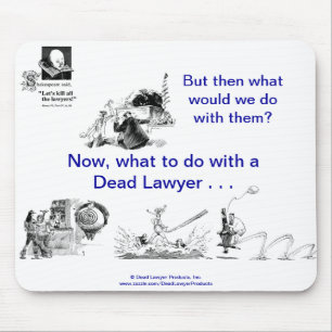 Alfombrilla De Ratón Lawyer™ muerto Mousepad