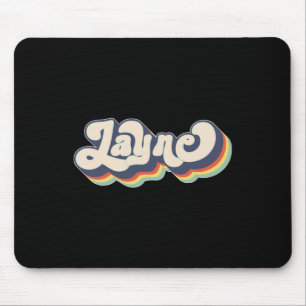 Alfombrilla De Ratón Layne Nombre Apellido Personalizado Nombre Layne 
