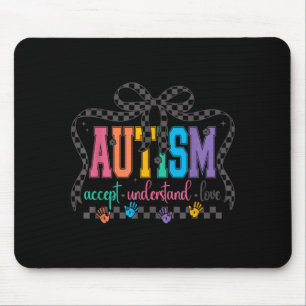 Alfombrilla De Ratón Lazo Coqueto Acepta Entender Ama el Autismo