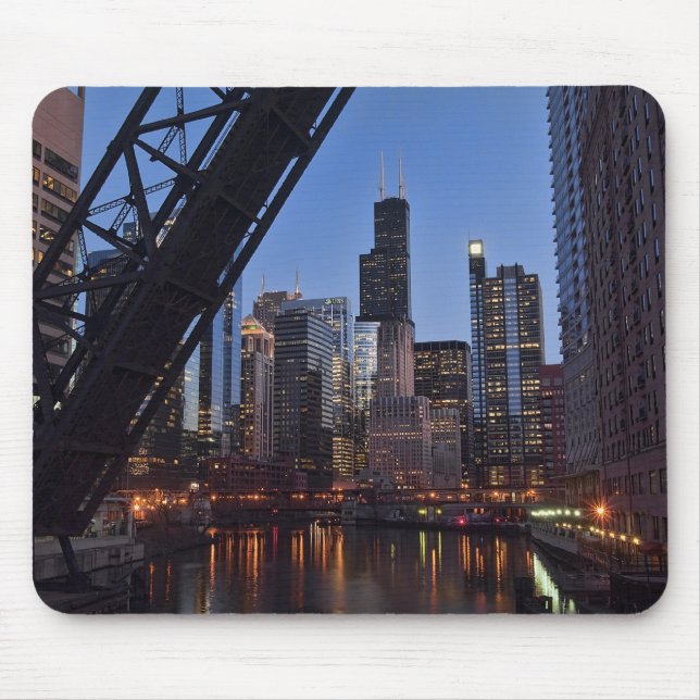 Alfombrilla De Ratón Lazo Mousepad de Chicago (Frente)
