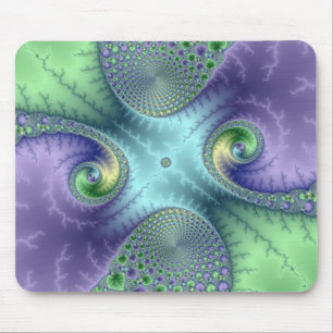 Alfombrilla De Ratón Lazos con sabor a fruta - fractal Mousepad