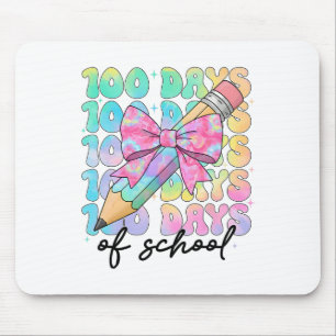 Alfombrilla De Ratón Lazos de 100 días de colegio para niñas 100º día d