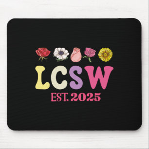 Alfombrilla De Ratón Lcsw Est 2025 Licencia Clínica Social