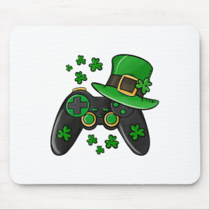 Alfombrilla De Ratón Lcuky encantador shamrock videoconsola feliz PAtr