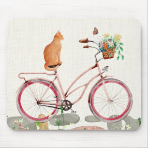 Alfombrilla De Ratón Le Chat à Vélo Mouse Pad