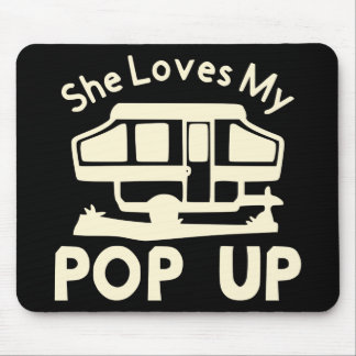 Alfombrilla De Ratón Le encanta mi Pop-Up #USAPatriotGraphics ©