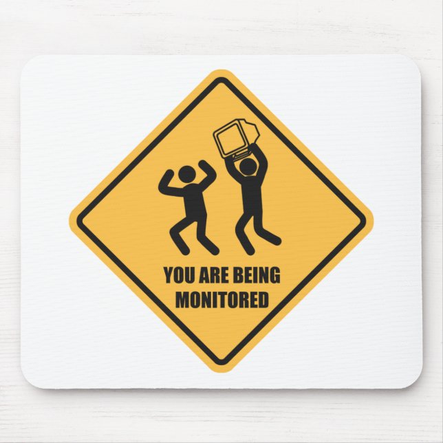 Alfombrilla De Ratón Le están supervisando (Frente)