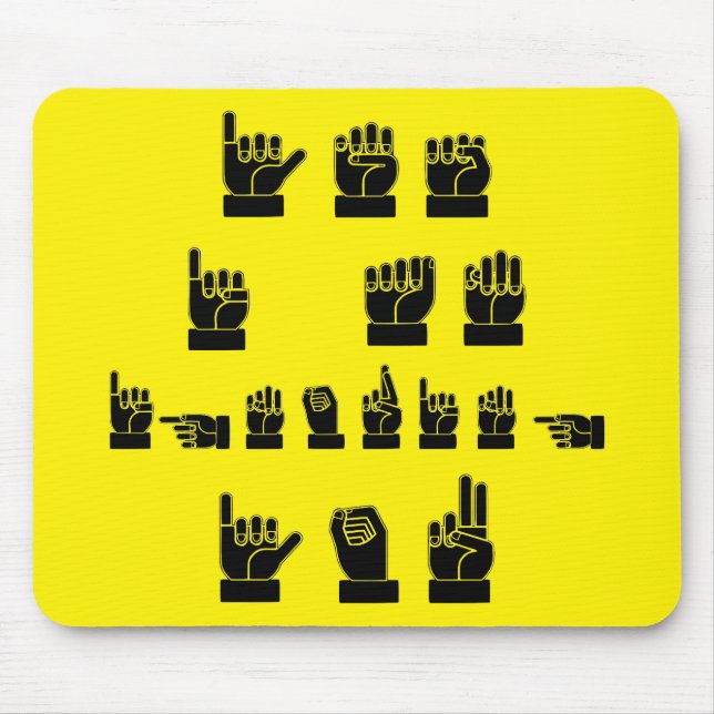 Alfombrilla De Ratón Le estoy ignorando sí © del #USAPatriotGraphics (Frente)