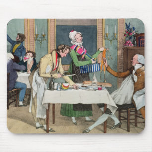 Alfombrilla De Ratón Le Restaurant, pub. por Rodwell y Martin, 1820 (c