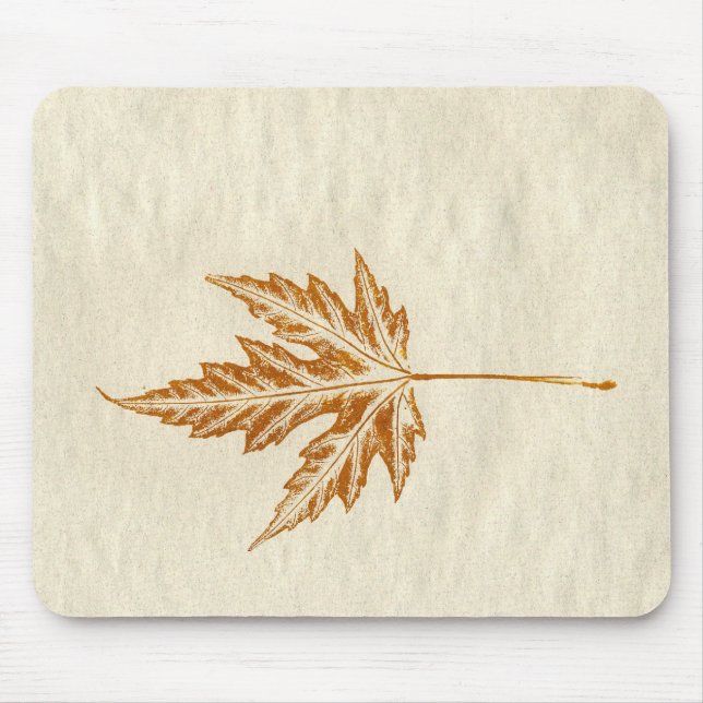 Alfombrilla De Ratón Leaf Nature Prints Mousepad (Frente)