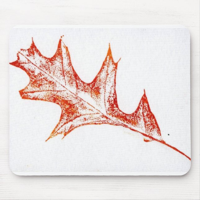 Alfombrilla De Ratón Leaf Nature Prints Mousepad (Frente)