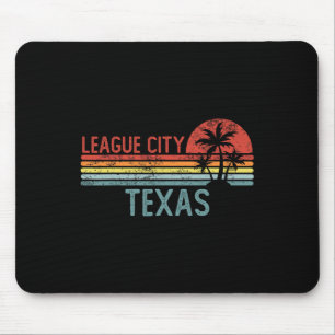 Alfombrilla De Ratón League City Texas Divertido Usa Ciudad Viaje Hogar
