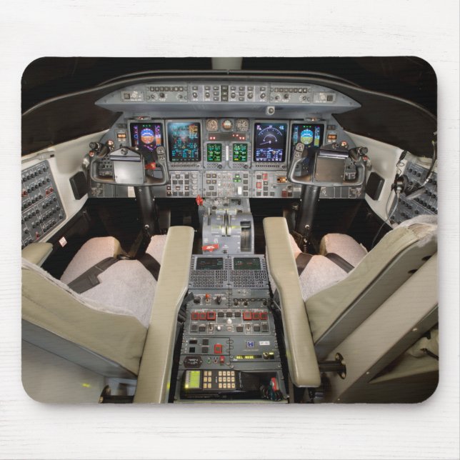 Alfombrilla De Ratón Lear Jet Cockpit (Frente)