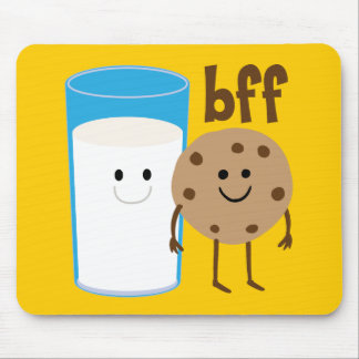 Alfombrilla De Ratón Leche y galletas BFF