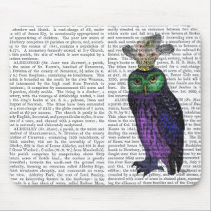 Alfombrilla De Ratón Lechuza morada