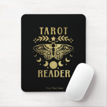 Lector de Tarot de Oro Fase Lunar Mariposa Estrell