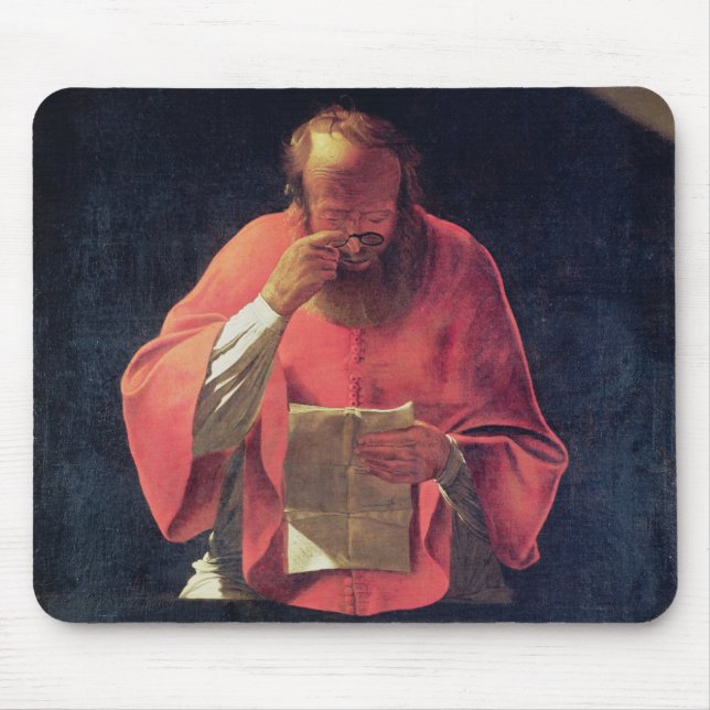 Alfombrilla De Ratón Lectura de St Jerome (Frente)