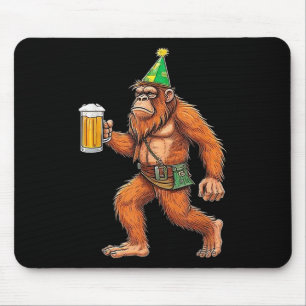 Alfombrilla De Ratón Ledermanguito de cerveza de Sasquatch alemán Funny
