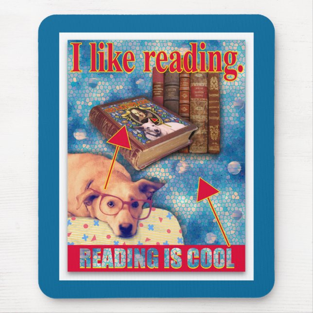 ALFOMBRILLA DE RATÓN LEER ES GUAY (Frente)