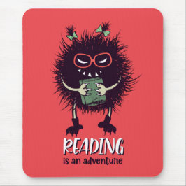 Alfombrilla De Ratón Leer es un profesor divertido de aventura