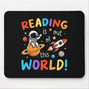 Alfombrilla De Ratón Leer está fuera de este mundo de libros divertidos