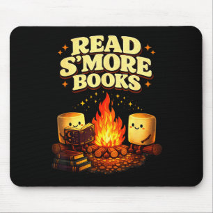 Alfombrilla De Ratón Leer más libros fogata lectura divertida libro