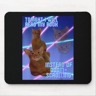 Alfombrilla De Ratón Leeré mi libro en lugar de doomscrolling 