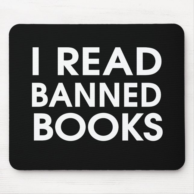 Alfombrilla De Ratón Leí los libros prohibidos (Frente)