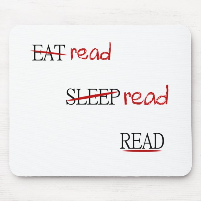 Alfombrilla De Ratón Leído leído leído (Frente)