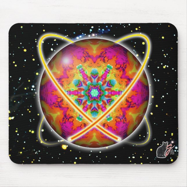 Alfombrilla De Ratón Lektron Orbz Kaleid Mouse Pad (Frente)