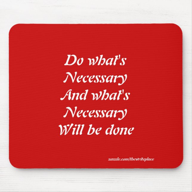 Alfombrilla De Ratón Lemas motivacionales (Frente)