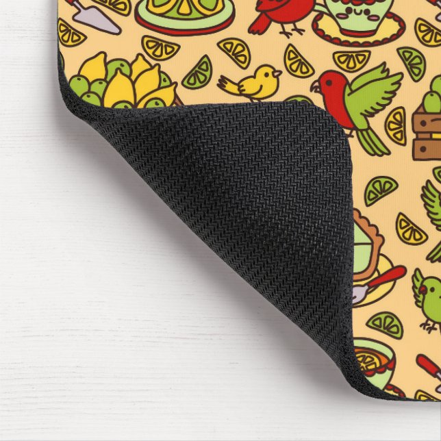 Alfombrilla De Ratón Lemon & Lime Twitter patter mouse pad (Esquina)