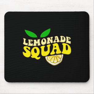 Alfombrilla De Ratón Lemonade Squad Funny Para Stand Jefe Juice Su