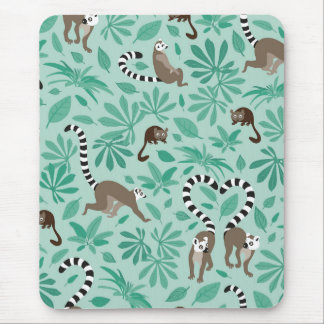 Alfombrilla De Ratón Lemur love mint leaves
