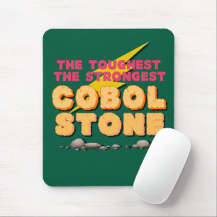 Alfombrilla De Ratón Lenguaje de programación Cobol como una piedra fue