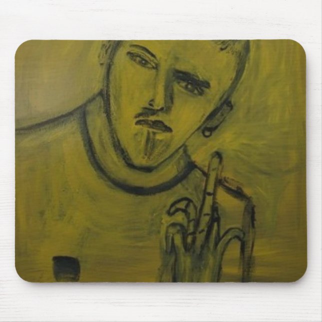 Alfombrilla De Ratón Lenguaje de Rótulo (Frente)