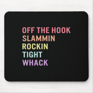 Alfombrilla De Ratón Lenguaje de Rótulo fuera de Hook Slang Tee Deaf Aw