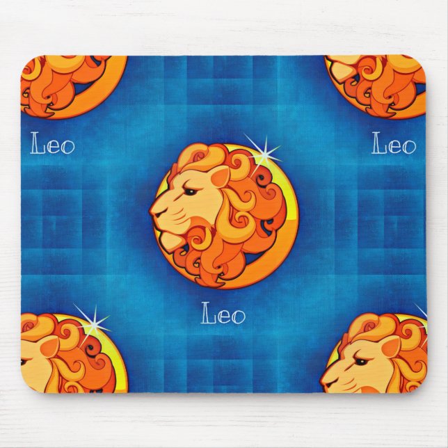 Alfombrilla De Ratón leo horoscope (Frente)