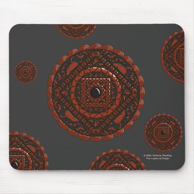 Alfombrilla De Ratón Leo Mandala Mousepad (Frente)