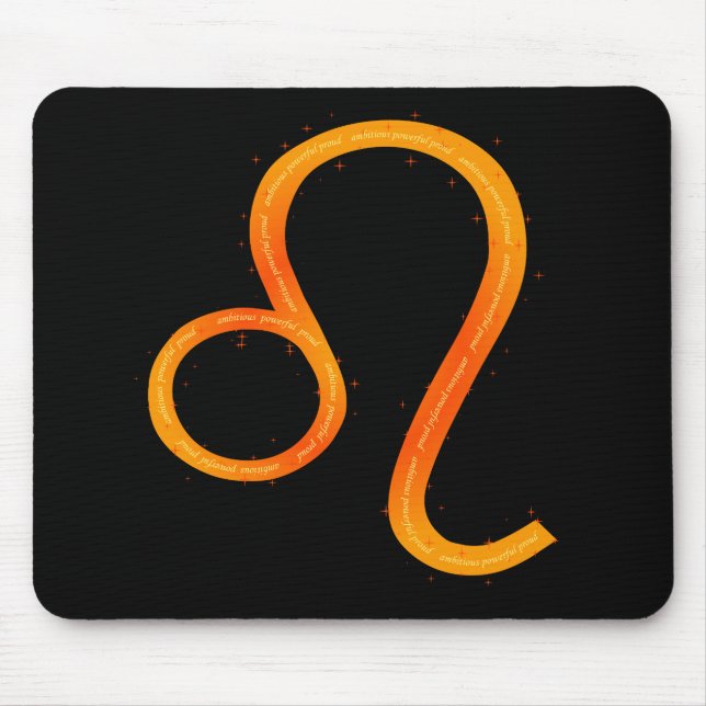 Alfombrilla De Ratón Leo Mousepad (Frente)